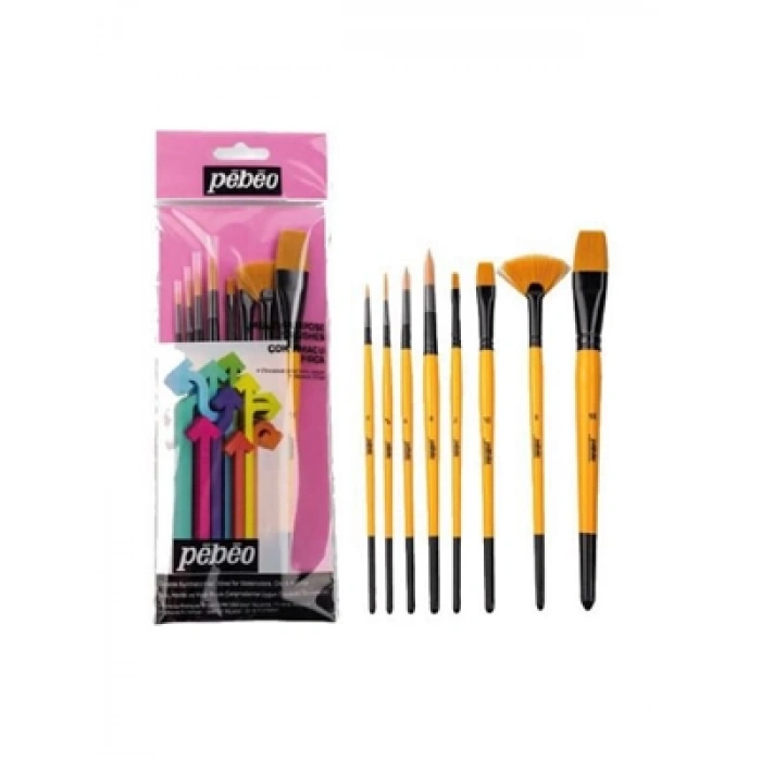 3E Grup - Pebeo Fırça Seti 8li Set-4