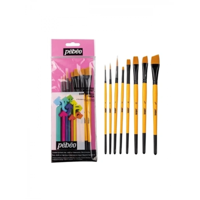 3E Grup - Pebeo Fırça Seti 8li Set-6