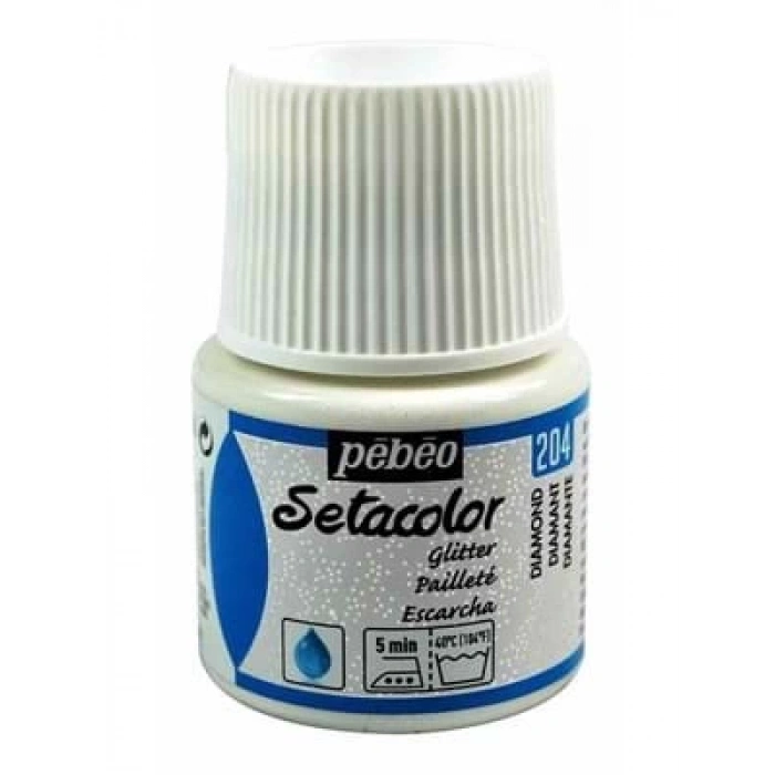 3E Grup - Pebeo Setacolor Parıltılı Kumaş Boyası 45 Ml No:204