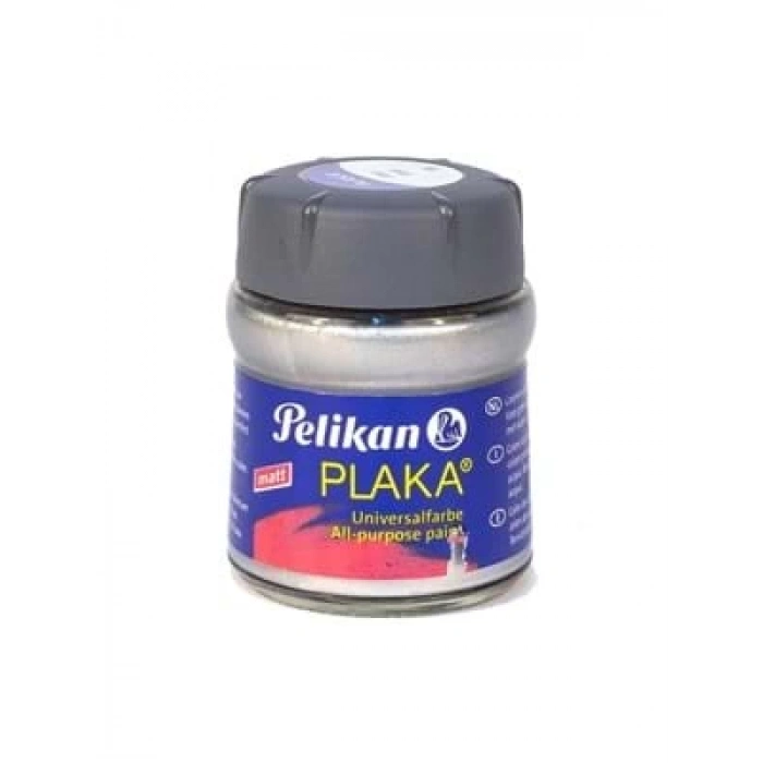 3E Grup - Pelikan 50 Ml Plaka Boyası Gümüş 59