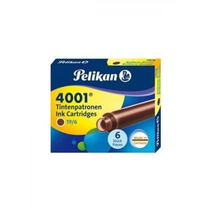 3E Grup - Pelikan Kartuş Kahve 6 Lı 4001