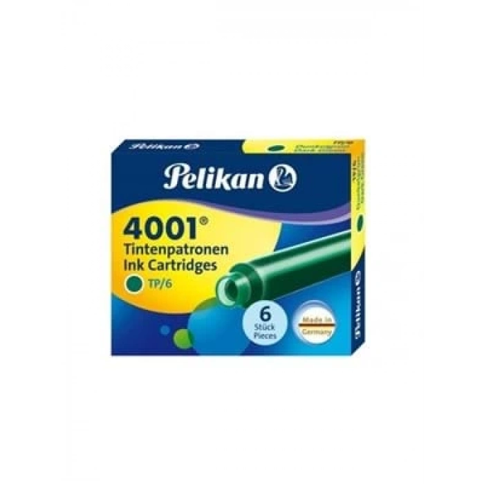 3E Grup - Pelikan Kartuş Koyu Yeşil 6 Lı 4001