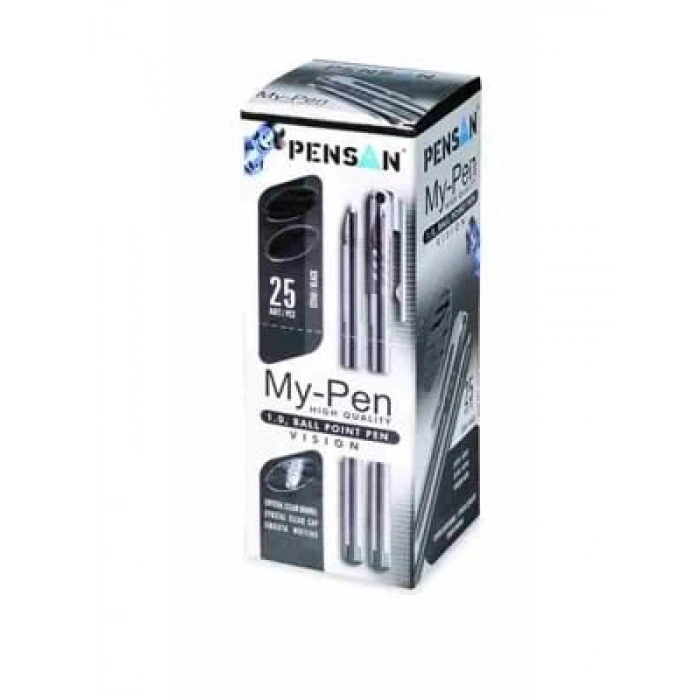 3E Grup - Pensan My-pen Tükenmez Kalem Siyah 2210