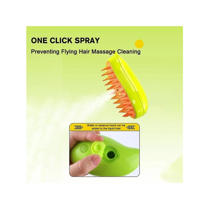 3E Grup - Pet Brush Buharlı Şarjlı Kedi Köpek Yıkama Aparatı