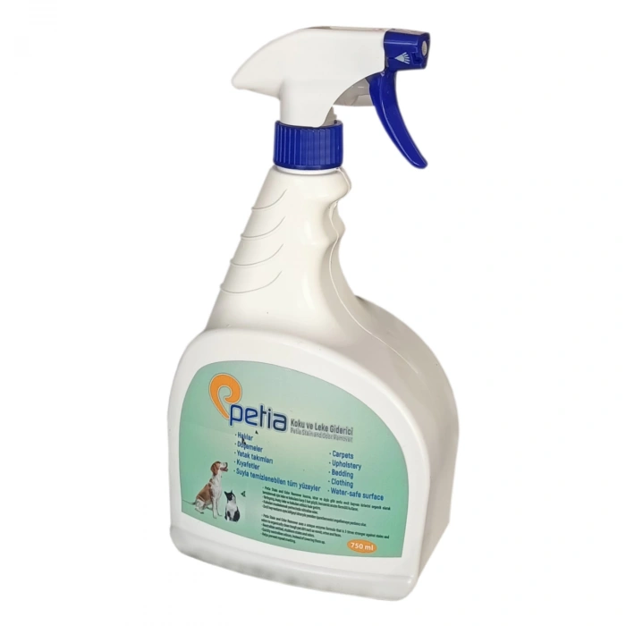 3E Grup - Petia Stain And Odor Remover Kedi Köpek Koku Ve Leke Giderici Sprey 750 ml