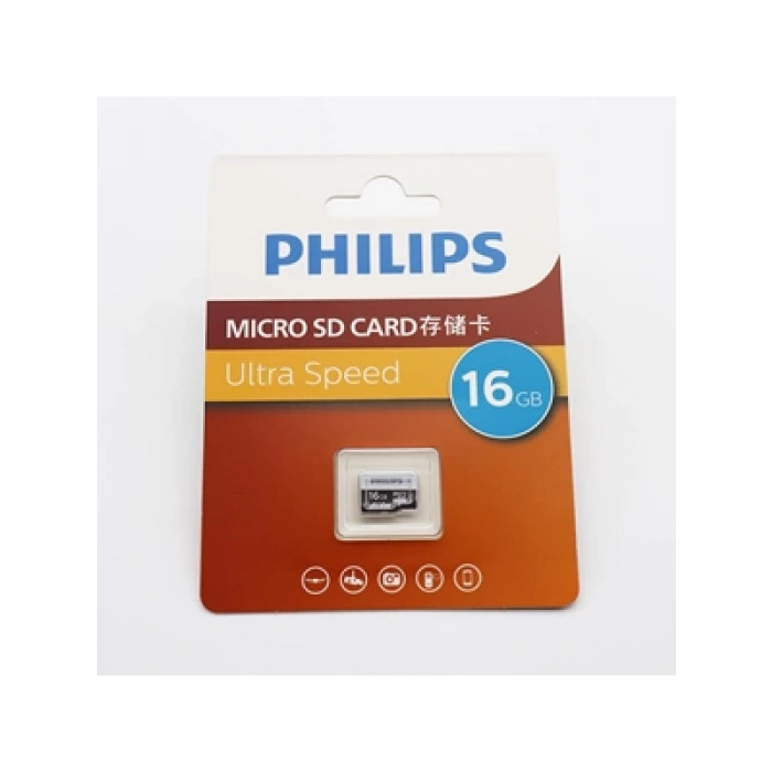 3E Grup - Philips 16 Gb Micro Sd Adaptörsüz Hafıza Kartı