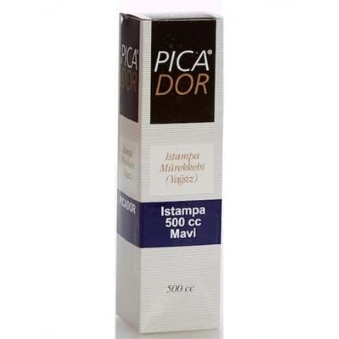 3E Grup - Picador 50 Cc Tahta Kalemi Mürekkebi Mavi