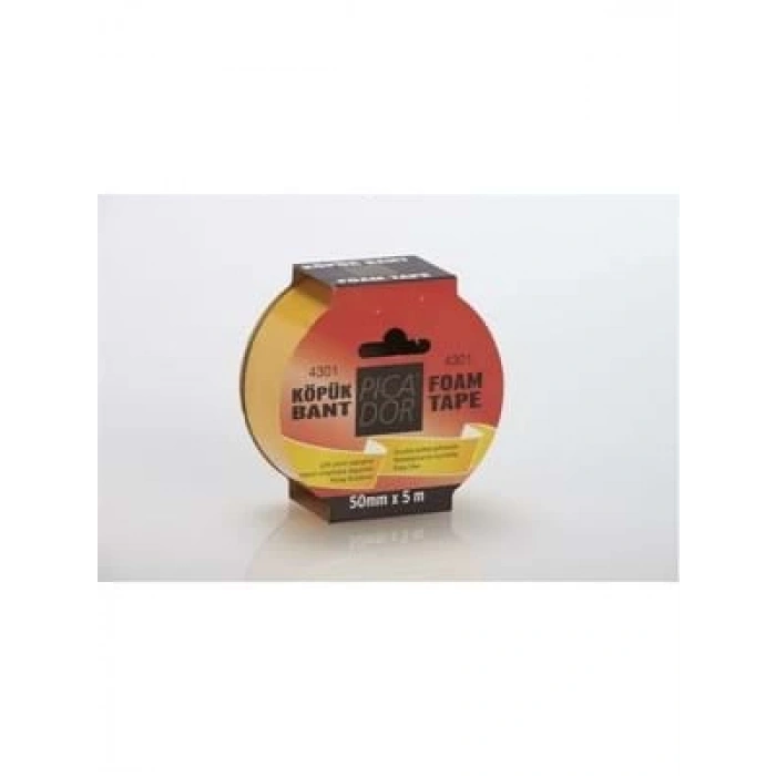 3E Grup - Picador 50 Mmx5m Çift Taraflı Köpük Bant