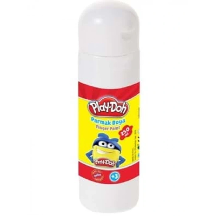 3E Grup - Play-doh 250 Ml (tüp) Parmak Boyası Beyaz Pr008