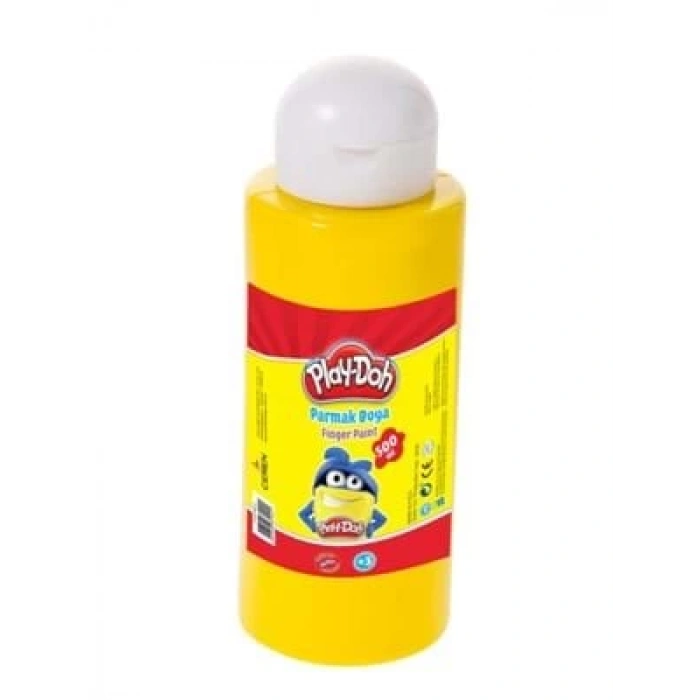 3E Grup - Play-doh Parmak Boyası (tüp) 500 Ml Sarı Pr012