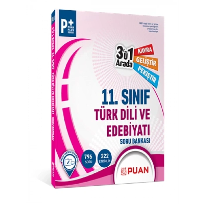 3E Grup - Puan Yay.- 11.sınıf Türk Dili ve Edebiyatı 3ü 1 Arada Soru Bankası 2324