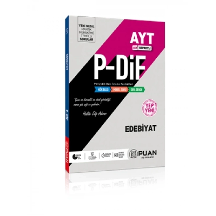 3E Grup - Puan Yay.- Ayt Edebiyat P-dif Konu Anlatımlı 2324