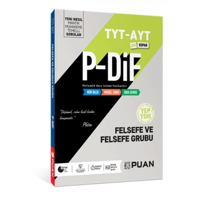 3E Grup - Puan Yay.- Tyt- Ayt Felsefe ve Felsefe Grubu P-dif Konu Anlatımlı 2324