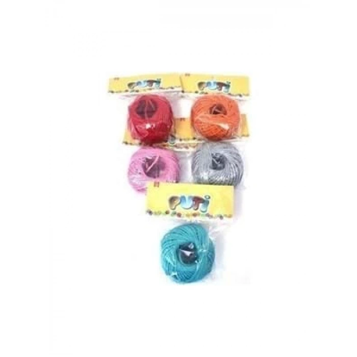 3E Grup - Puti 30mt Jüt İp (kendir) Renkli 9433