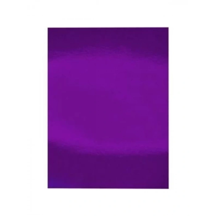 3E Grup - Puti 50x70 Aynalı Karton Mor 5510