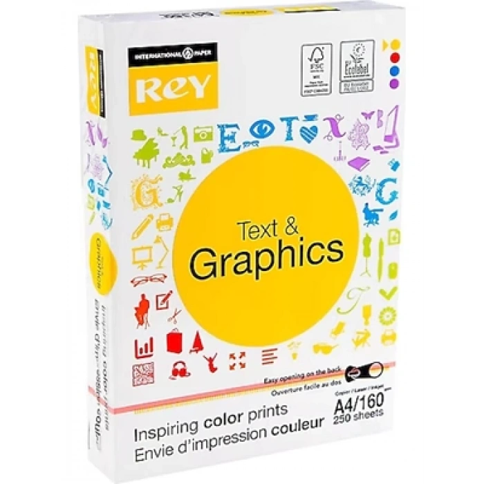 3E Grup - Rey Text A4 160 Gr Fotokopi Kağıdı 250li