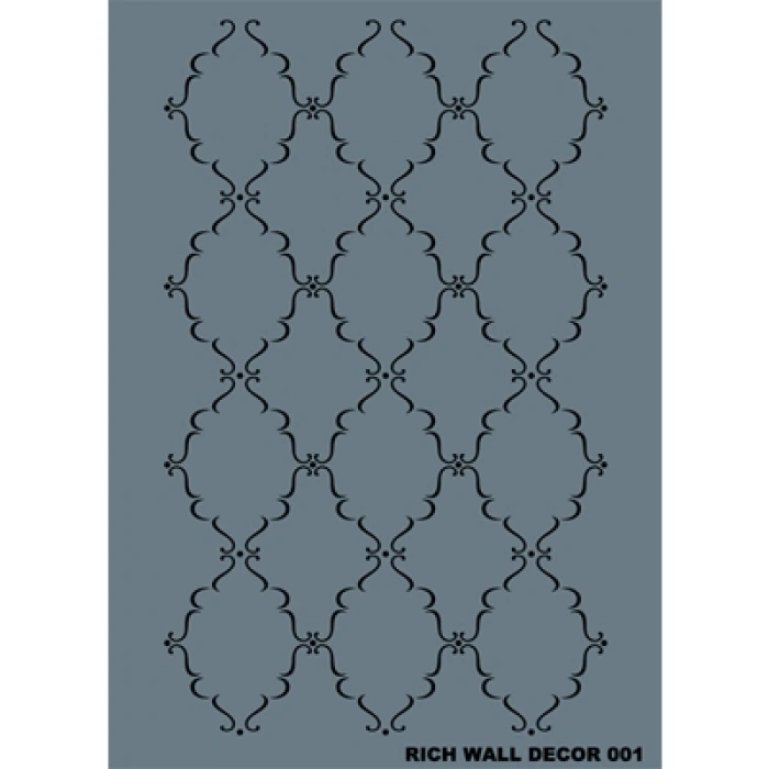 3E Grup - Rich New Seri 11x29 Medium Stencil M-001