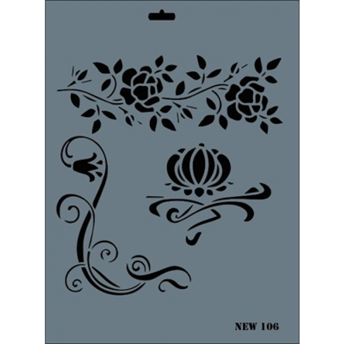 3E Grup - Rich New Seri 25x35 X-large Stencil 106