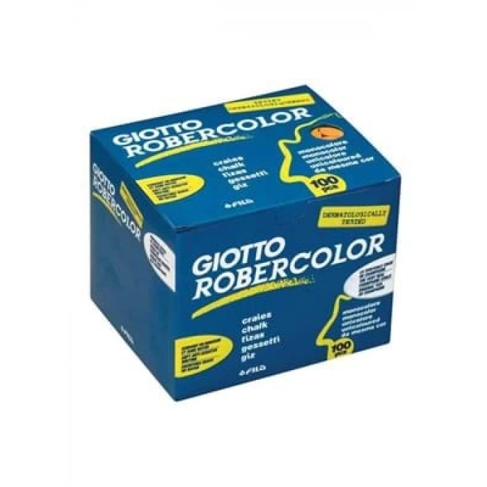 3E Grup - Robercolor Tebeşir Yuvarlak Kırmızı 100 Lü