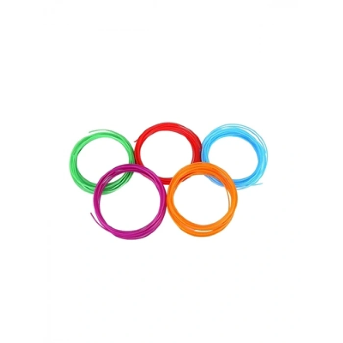 3E Grup - Robolink 3d Baskı Kalemi Filamenti 5 Renk 25 Metre