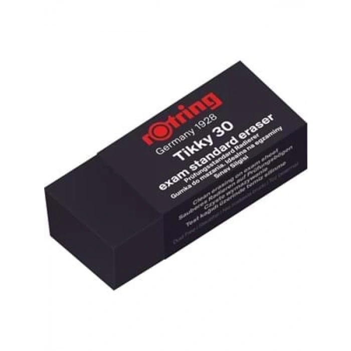 3E Grup - Rotring Sınav Silgisi Siyah Tıkky 30