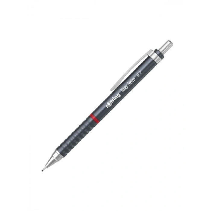 3E Grup - Rotring Tikky Retro Versatil Kalem 0.7 Metalik Gri 2202570