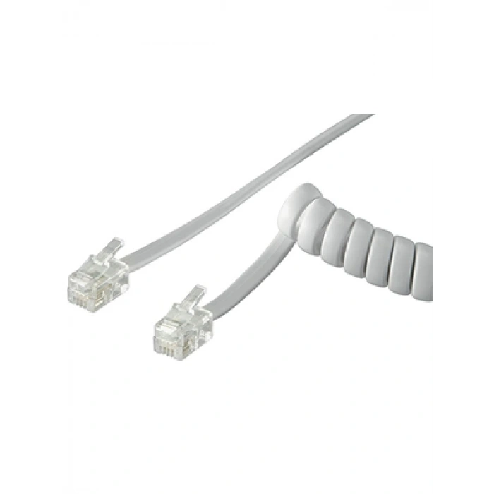 3E Grup - S-link Sl-tel3 2mt Telefon Ahize Spiral Kablo M.renkler