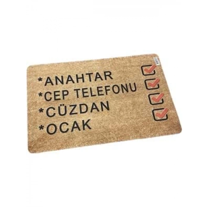 3E Grup - Salev 45x70 Dijital Kapı Önü Paspası A772