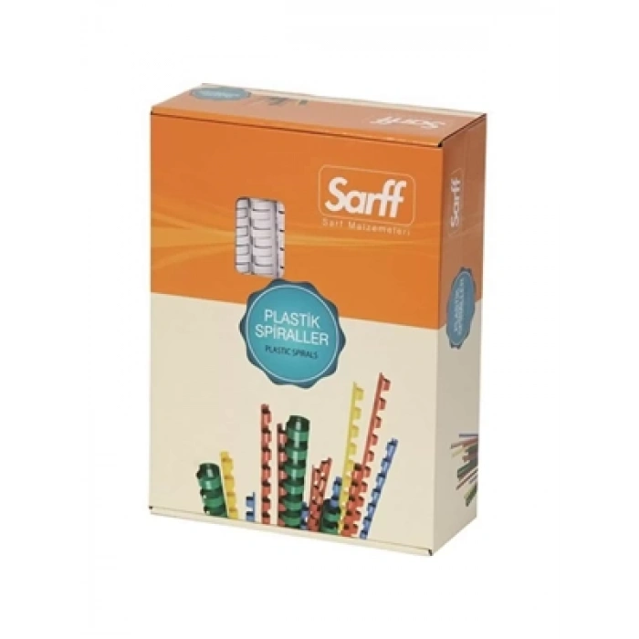 3E Grup - Sarff 14 Mm Plastik Spiral 100 Lü Beyaz 15312029