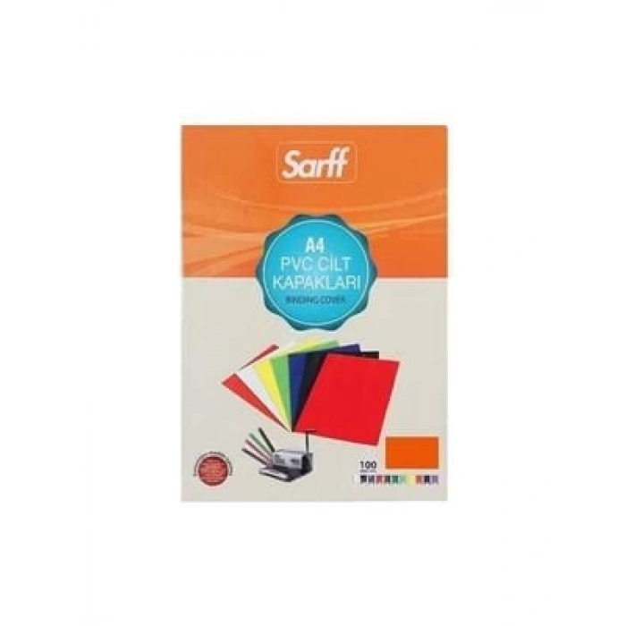 3E Grup - Sarff A4 160mic Pvc Cilt Kapağı 100lü Şeffaf 15201003