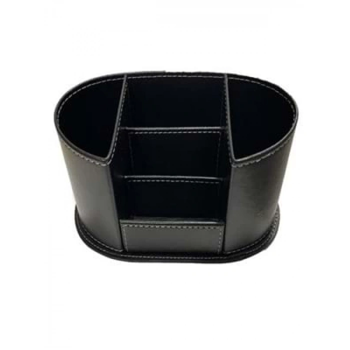 3E Grup - Sarff Masa Üstü Organizer Suni Deri Kalemlik Siyah Mk-149 15307955