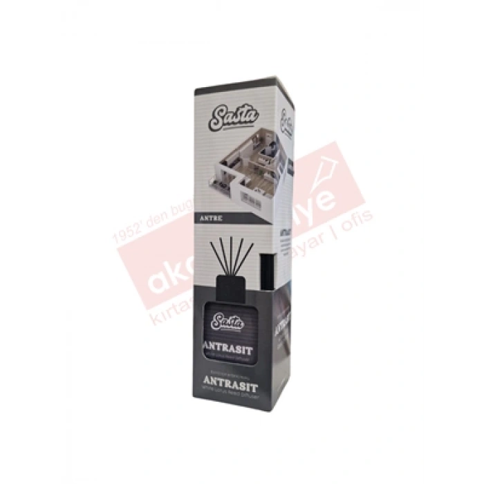 3E Grup - Sasta 100 Ml Bambu Lüx Ev Kokuları Antrasit 607769