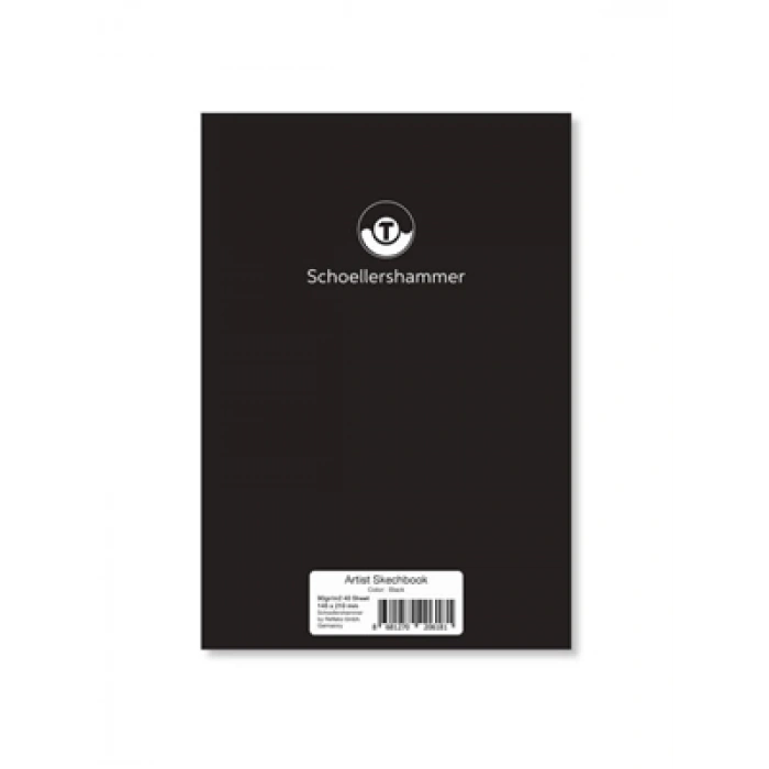 3E Grup - Schoellershammer A5 90 Gr Sketchbook (eskiz Defteri) 30 Yp Black