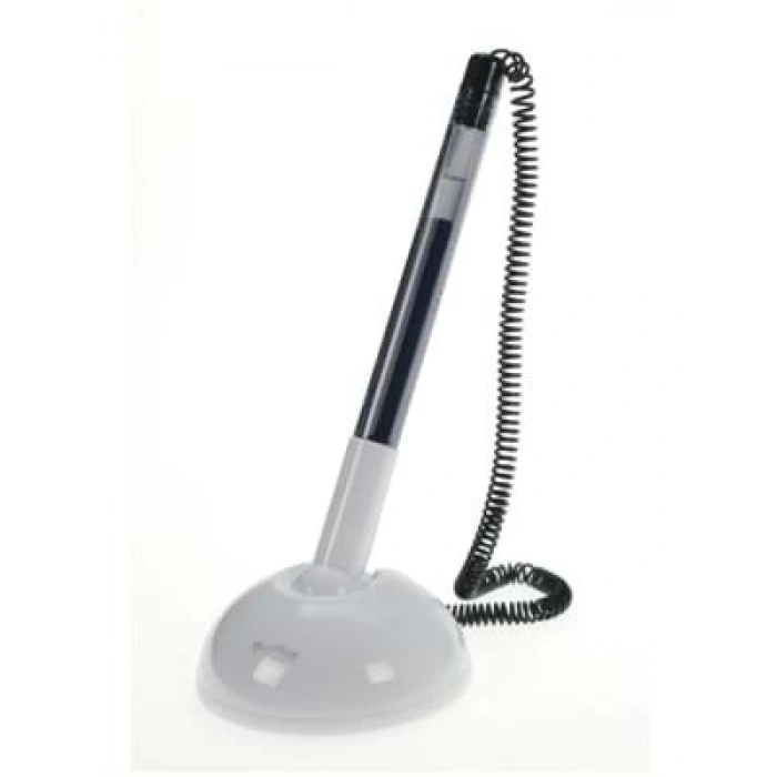 3E Grup - Scrikss 0.7 Mm Spiralli Jel Tükenmez Masa Kalemi Dp-360 Beyaz