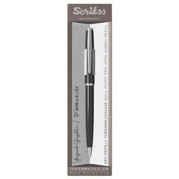 3E Grup - Scrikss 52 Tükenmez Kalem Siyah