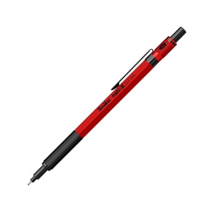 3E Grup - Scrikss Matri-x Mekanik Versatil Kalem 0.7 Kırmızı