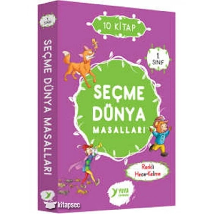 3E Grup - Seçme Dünya Masalları 1. Sınıf 10 Kitap - Yuva Yayınları