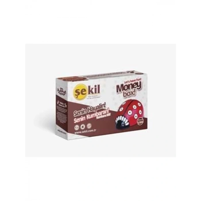 3E Grup - Şekil Kil Seti Uğur Böceği Kumbara