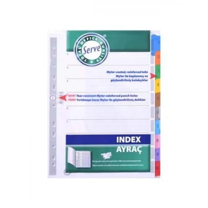 3E Grup - Serve 1-10 Rakam Klasik Seperatör Sv 6310