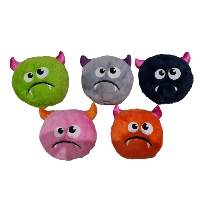 3E Grup - Sesli Peluş Monster Üzgün Köpek Oyuncağı 17 cm Çeşitli Renklerde