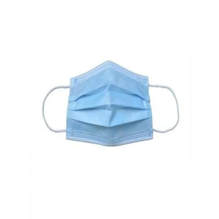 3E Grup - Sevgi Üç Katlı Medikal Çocuk Maskesi Açık Mavi 10lu