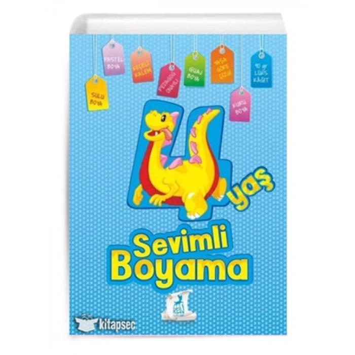 3E Grup - Sevimli Boyama 4 Yaş - Ren Çocuk Yayınları