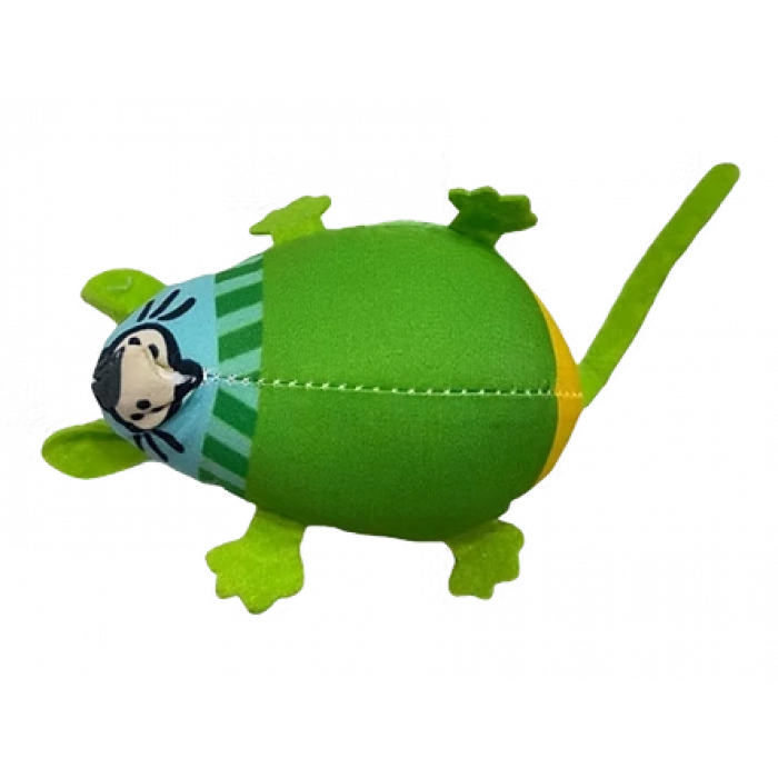 3E Grup - Sevimli Kumaş Fare Kedi Oyuncağı 17 cm Çeşitli Renklerde