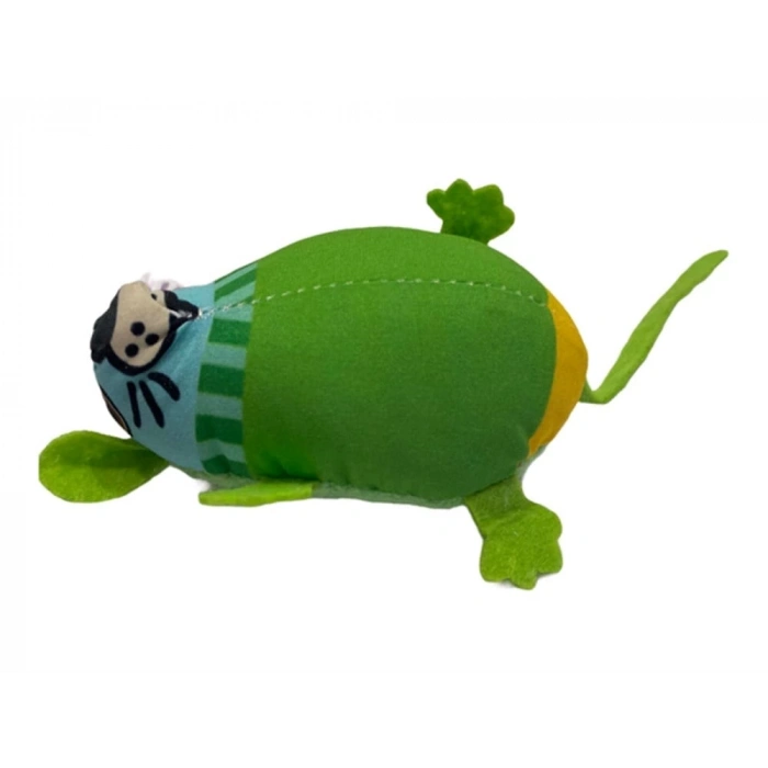 3E Grup - Sevimli Kumaş Fare Kedi Oyuncağı 17 cm Çeşitli Renklerde