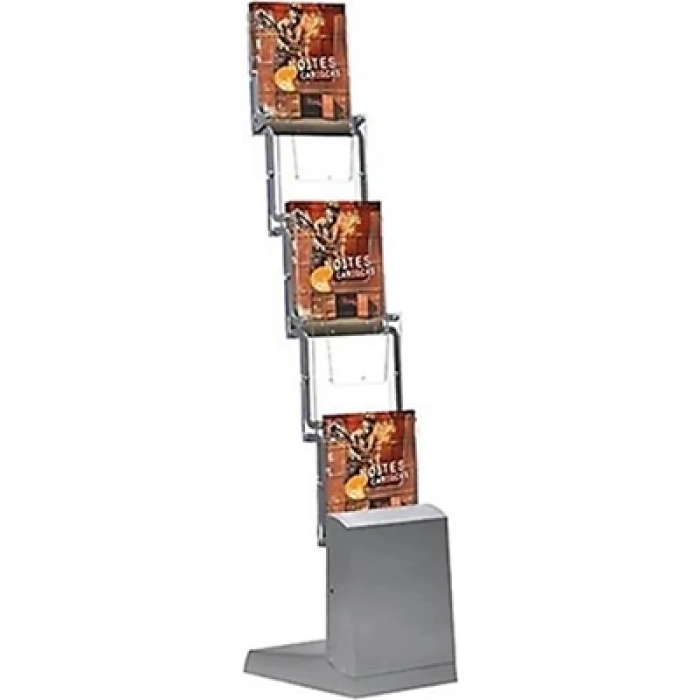 3E Grup - Sign A4 Akordiyon (zigzag) Broşür Standı 5 Katlı Zz-b