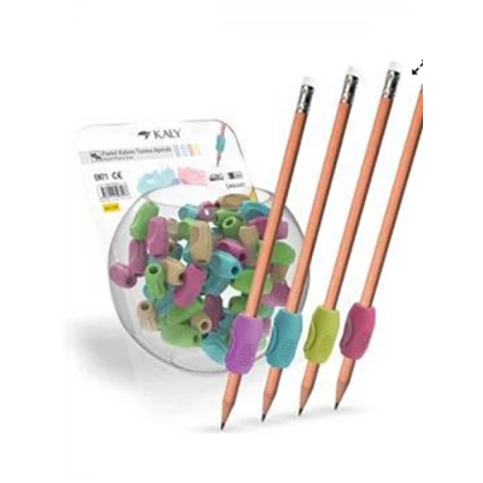 3E Grup - Silka Silikon Kalem Tutacağı Pastel Renkler Art.25p