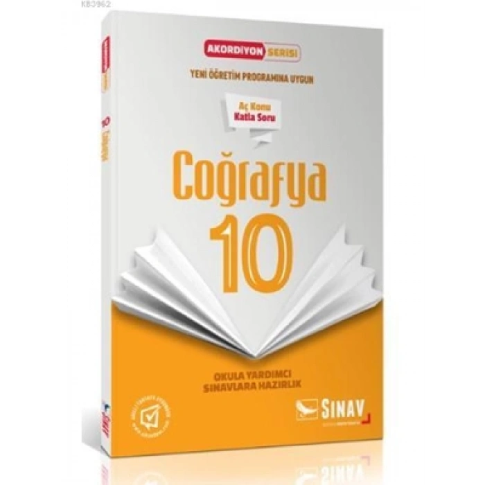 3E Grup - Sınav Yay.-10.sınıf Coğrafya Akordiyon Serisi 1819