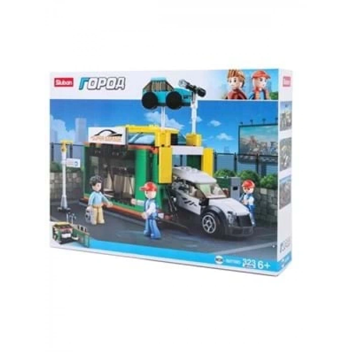 3E Grup - Sluban Town Araba Yıkama İstasyonu 323 Parça (lego) 1016000122000