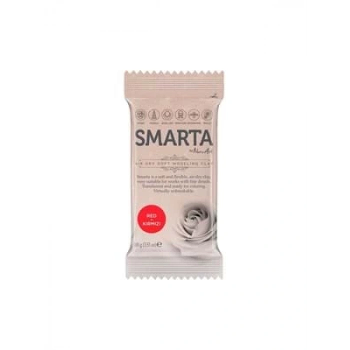 3E Grup - Smarta 100 Gr Akıllı Model Hamuru Kırmızı No:09