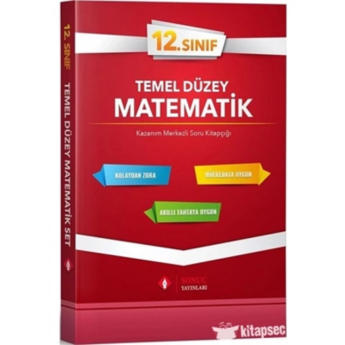 3E Grup - Sonuç Yay.- 12.sınıf Temel Düzey Matematik Kazanım Merkezli Soru Kitapçığı 2324